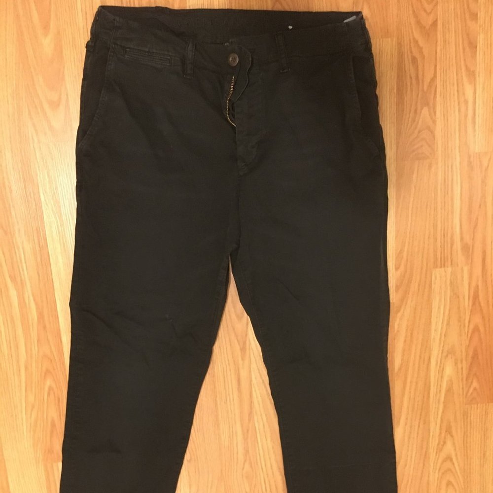 American Eagle Black Pants Straight Leg